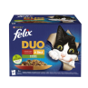 Felix Fantastic DUO tasakok macskáknak 12×85 g