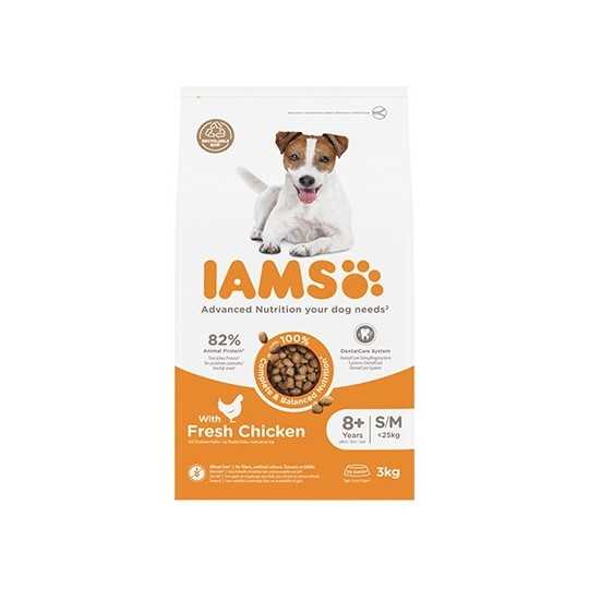 IAMS Dog Senior Small & Medium Chicken 3kg