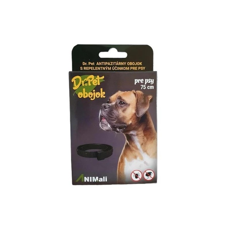 Dr.Pet antiparazita nyakörv kutyáknak 75 cm repellens hatású (kullancs- és bolhataszító nyakörv kutyáknak)