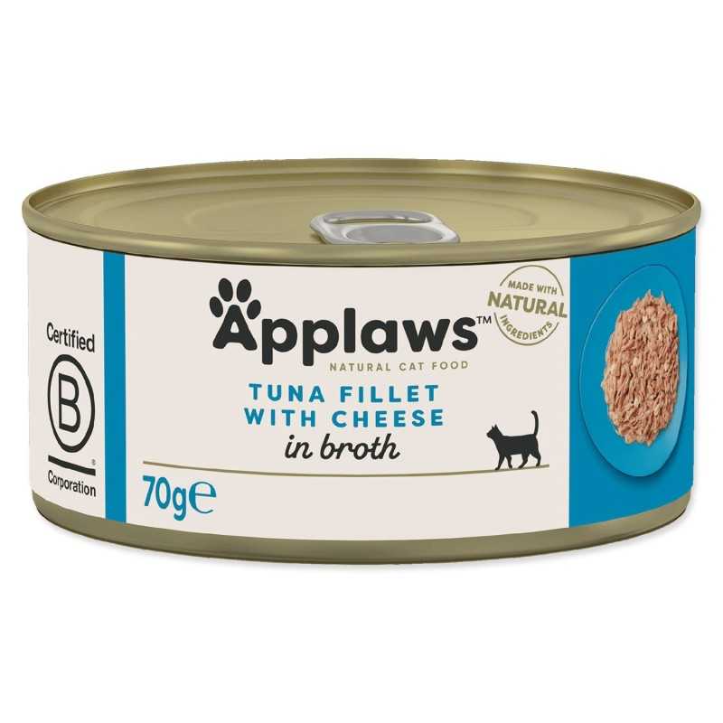 Applaws tonhalas-sajtos konzerv macskáknak, 70 g