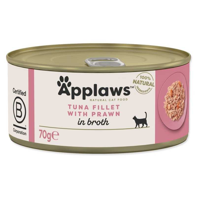 Applaws Macska konzerv tonhal garnélával 70g