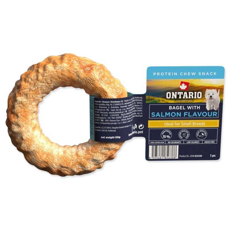 Ontario Protein rágó bagel 8,9cm, Small