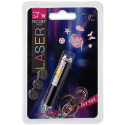 Laser Magic Cat játék, 5 motívummal, 7cm