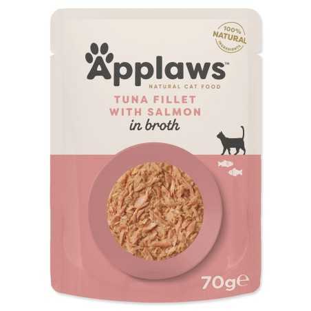Applaws macska alutasak tonhal és lazac zselében 70g
