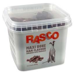 Rasco kalcium csont sonkával 6cm 500g jutalomfalat