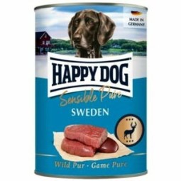 Happy Dog PREMIUM - Fleisch Pur - szarvashús konzerv 400 g