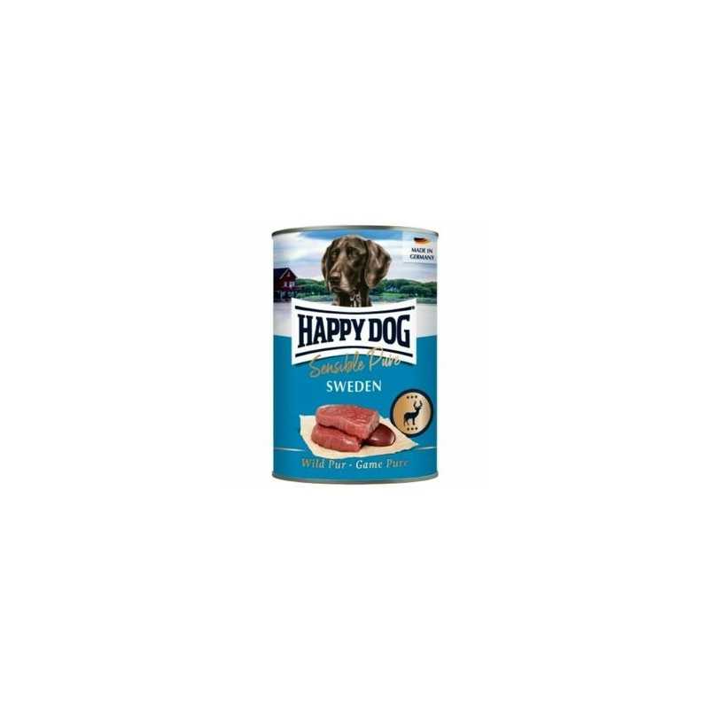 Happy Dog PREMIUM - Fleisch Pur - szarvashús konzerv 400 g