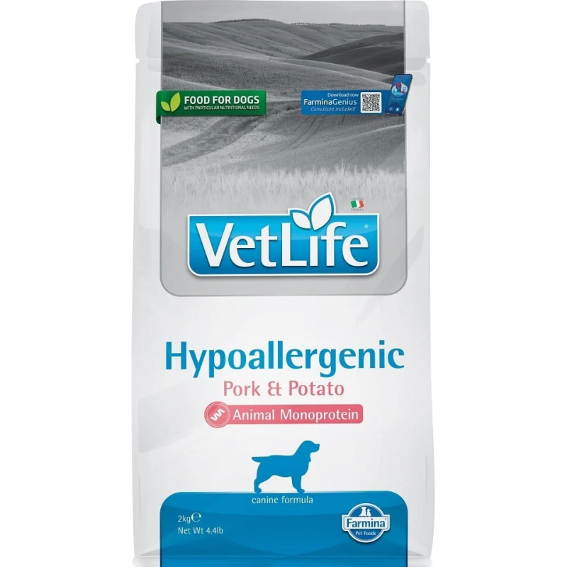 Farmina Vet Life dog hypoallergenic, pork & potato 2 kg