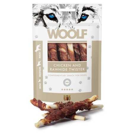 Woolf Dog csirkés-bőrrágókás csavart jutalomfalat 100 g
