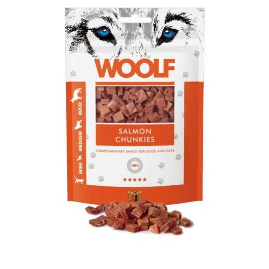 Woolf Dog/Cat Salmon Chunkies 100 g