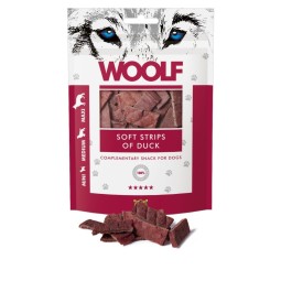 Woolf puha kutyacsemege – kacsa (csíkok) 100 g