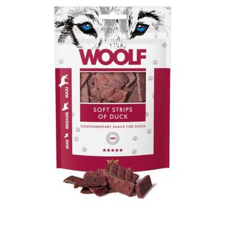 Woolf puha kutyacsemege – kacsa (csíkok) 100 g