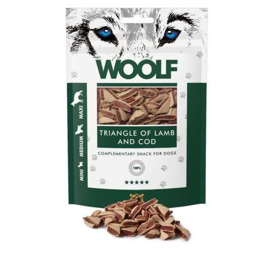 Woolf Dog Lamb and Cod Triangle 100 g