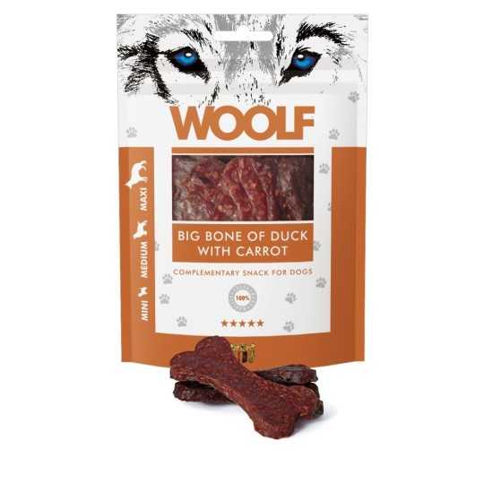Woolf Dog Duck Bone Big & Carrot 100 g