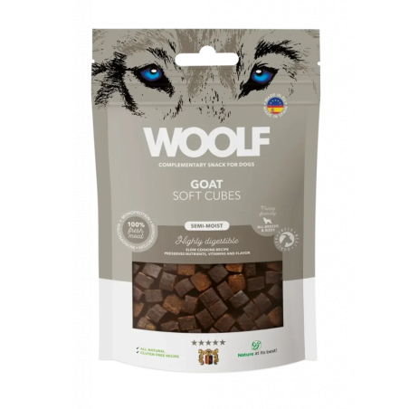 Woolf Dog Soft Cubes Goat 100 g