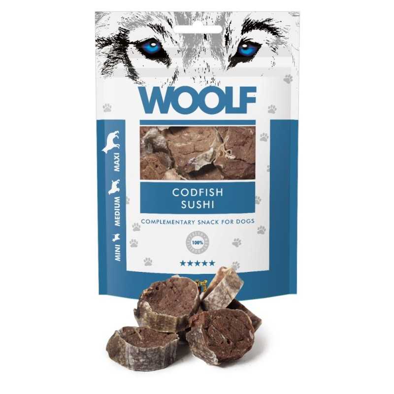 Woolf Dog tőkehalas sushi jutalomfalat 100 g