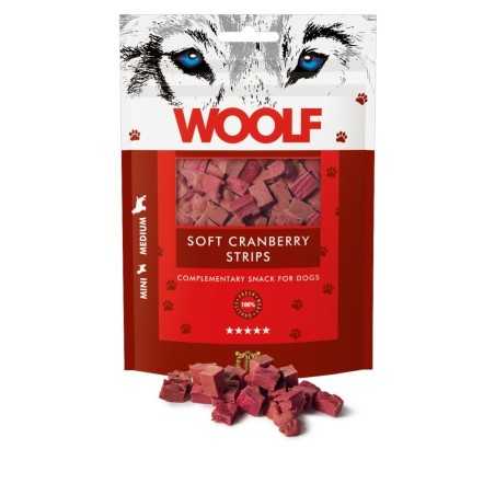 WOOLF Soft Cranberry Strips 100g