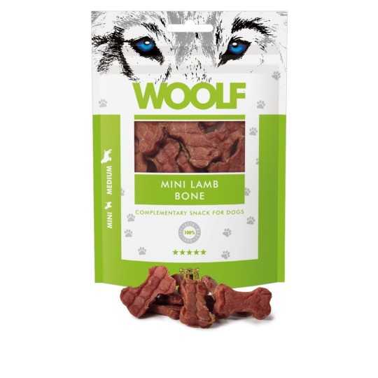 Woolf kutyajutalomfalat – bárányhúsos mini csontocskák, 100 g
