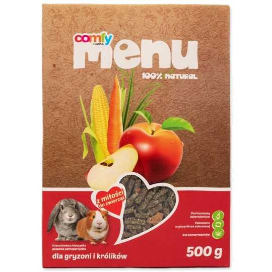 COMFY Menü takarmány rágcsálóknak és nyulaknak 500g pellet