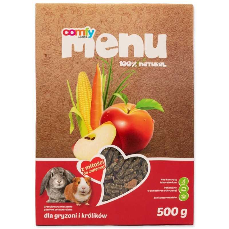 COMFY Menü takarmány rágcsálóknak és nyulaknak 500g pellet