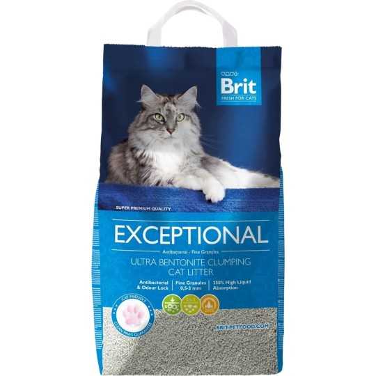Brit Fresh for Cats Exceptional Ultra Bentonite Macskaalom 5 kg