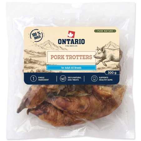 Ontario Pure Nature Csemege Szárított Sertéslábak, 300 g