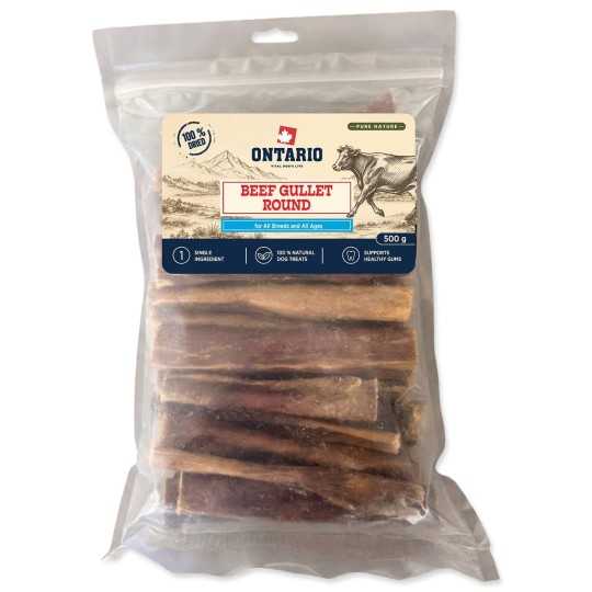 Ontario Pure Nature finomság szárított kerek marhanyelőcső 500 g